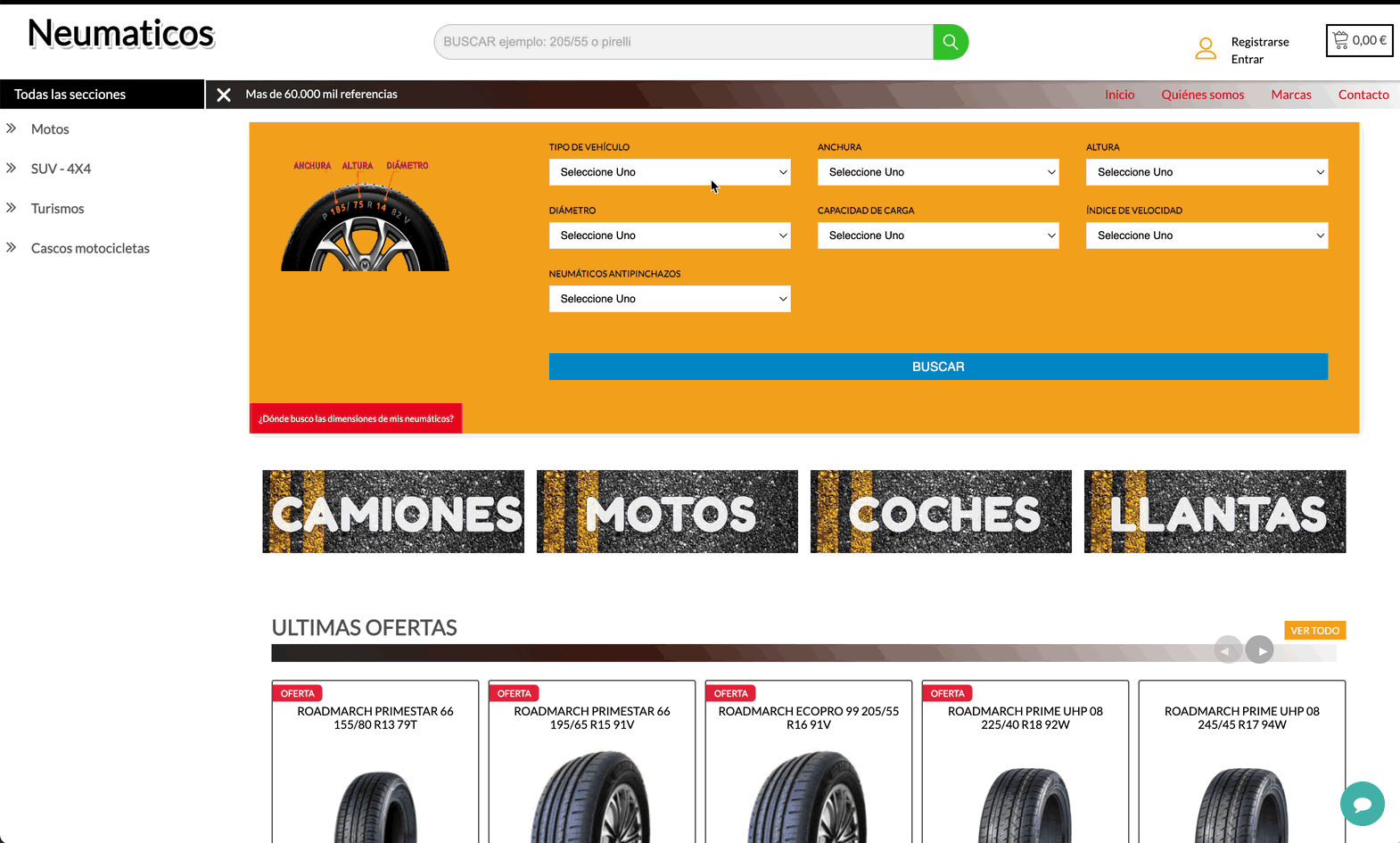 Integración de un catálogo de 100.000 neumáticos en tu tienda online con ShopinCloud